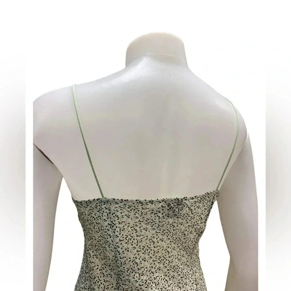 Princess Polly Stargazing Floral Mini Green Slip Dress Size 2 - Picture 9 of 14